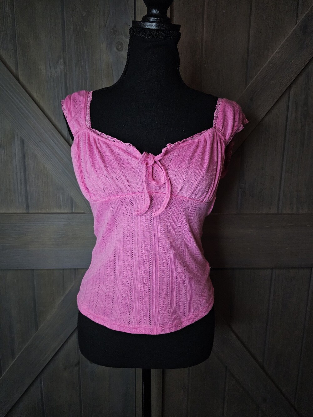MINE Women's Pink Blouse sz Large